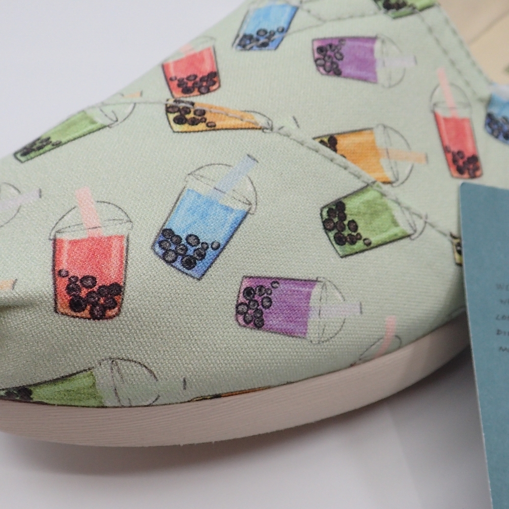 Toms Bubble Tea Shoes 8.5 - NIB - Picture 4 of 8
